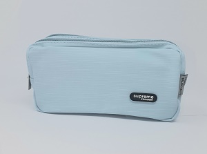 DOUBLE PENCIL CASE LIGHT BLUE (PC-0070)